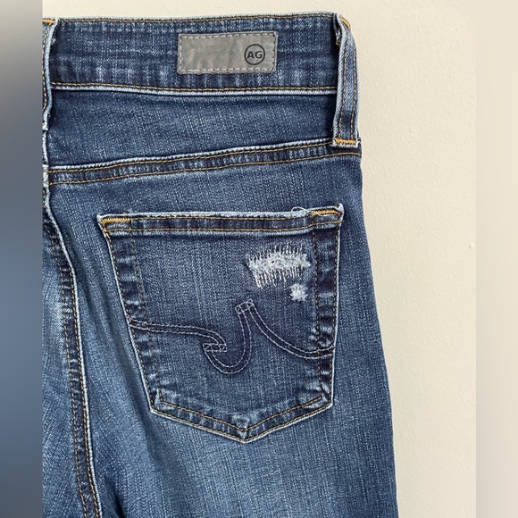 AG Adriano Goldschmied The Farrah High-Rise Distressed Skinny - Picture 7 of 7